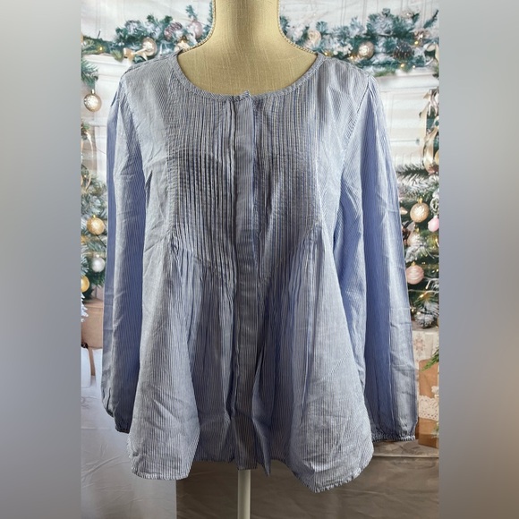 Lucky Brand Size:XL Top  Long Sleeve Button Down 100% Cotton - Picture 10 of 11